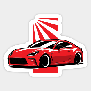 Red GR86 Coupe JDM Sticker